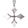 Sterling Silver Cross Pendant, 3/4" X 1.7mm Sterling Silver Cross Pendant, 3/4" X 1.7mm Sterling